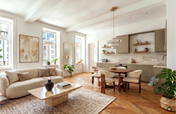 Immobilie in 1030 Wien, 3. Bezirk: Altbau in seiner schönsten Form! 3-Zimmer Wohnung im Herzen des 3. Bezirks