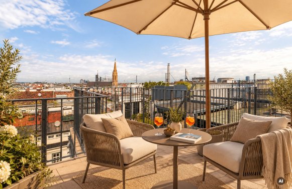 Property in 1050 Vienna, 3rd district: Vienna at Your Feet! Roof terrace maisonette between Rochusmarkt and Stadtpark