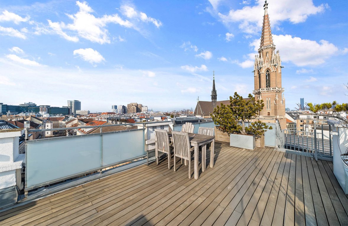 Immobilie in 1030 Wien, 3. Bezirk: Radetzkyplatz - Panoramablick! Dachterrassen-Maisonette  Bestlage 3. Bezirk - bild 4