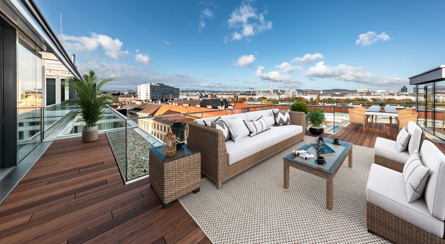 Immobilie in 1030 Wien, 3. Bezirk: Lebensqualität in ihrer schönsten Form!Terrassentraum mit ca. 260m² Nähe Stadtpark - bild 1