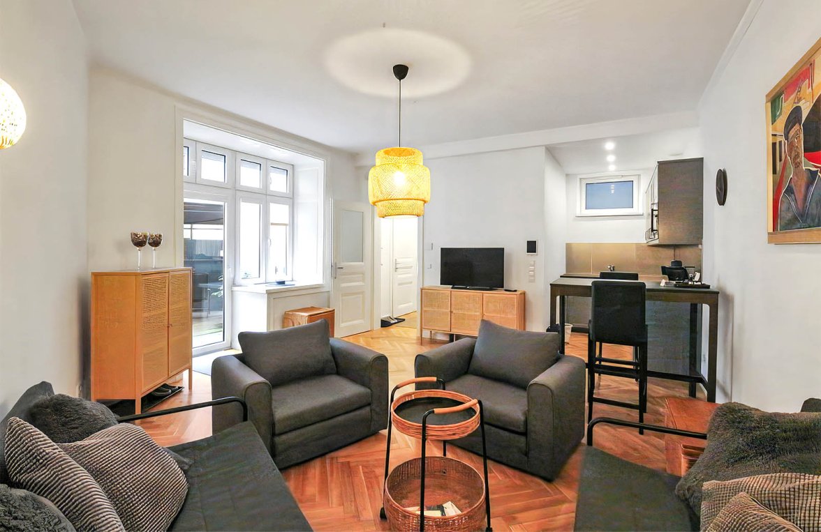 Property in 1030 Wien, 3. Bezirk: Modern furnishings meet vintage charm! Studio flat with terrace in 3rd district - picture 1
