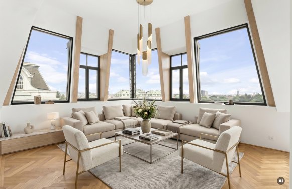 Property in 1040 Vienna, 4th district: Belvedere Penthouse! Imperial panoramic views and timeless elegance