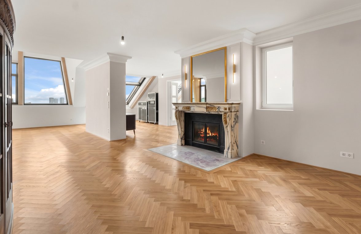 Immobilie in 1040 Wien, 4. Bezirk: BELVEDERE PENTHOUSE! Kaiserliches Panorama  und zeitlose Eleganz - bild 3