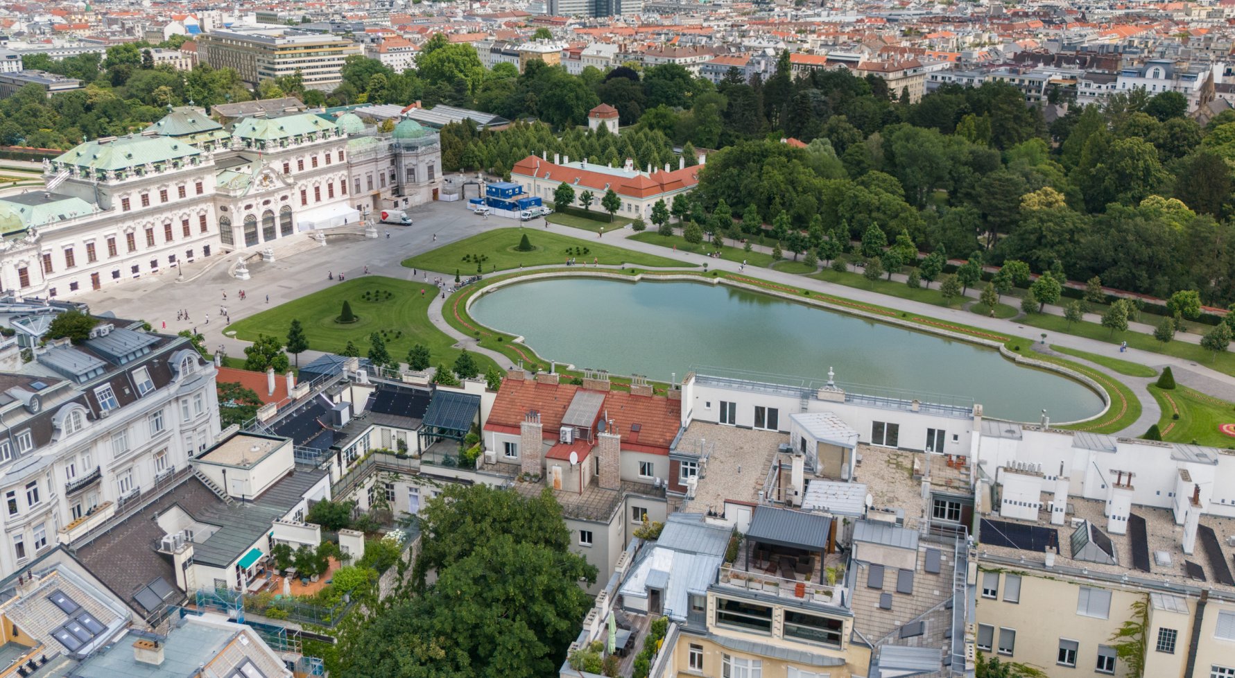 Immobilie in 1040 Wien, 4. Bezirk: BELVEDERE PENTHOUSE! Kaiserliches Panorama  und zeitlose Eleganz - bild 1