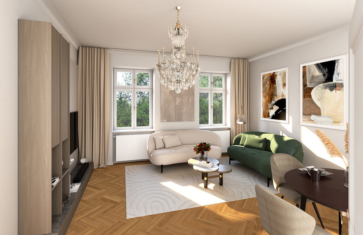 Immobilie in 1050 Wien, 5. Bezirk: Höhe Räume und ein Hauch Wiener Noblesse! 3-Zimmer Wohnung im 5. Gemeindebezirk - bild 2