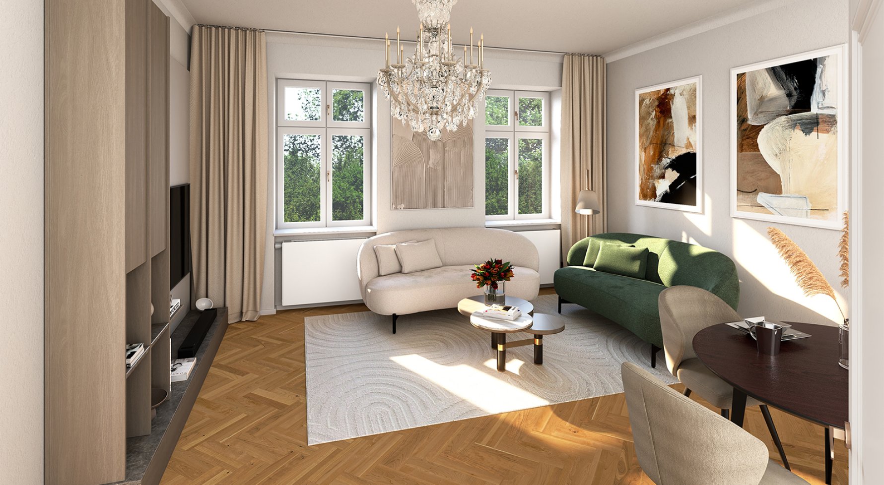 Property in 1050 Wien, 5. Bezirk: Spacious Living in the Heart of Margareten Renovated 3-room apartment - picture 1