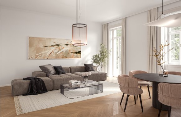 Nemovitosti v 1090 Vídeň, 9. obvod: Městský klenot ve čtvrti Serviten – studio s atmosférou z období Gründerzeit