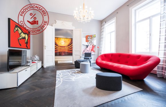 Immobilie in 1090 Wien, 9. Bezirk: Sofortbezug! Flügeltüren, Stuck - Altbau-Charme Nähe St. Anna Kinderspital