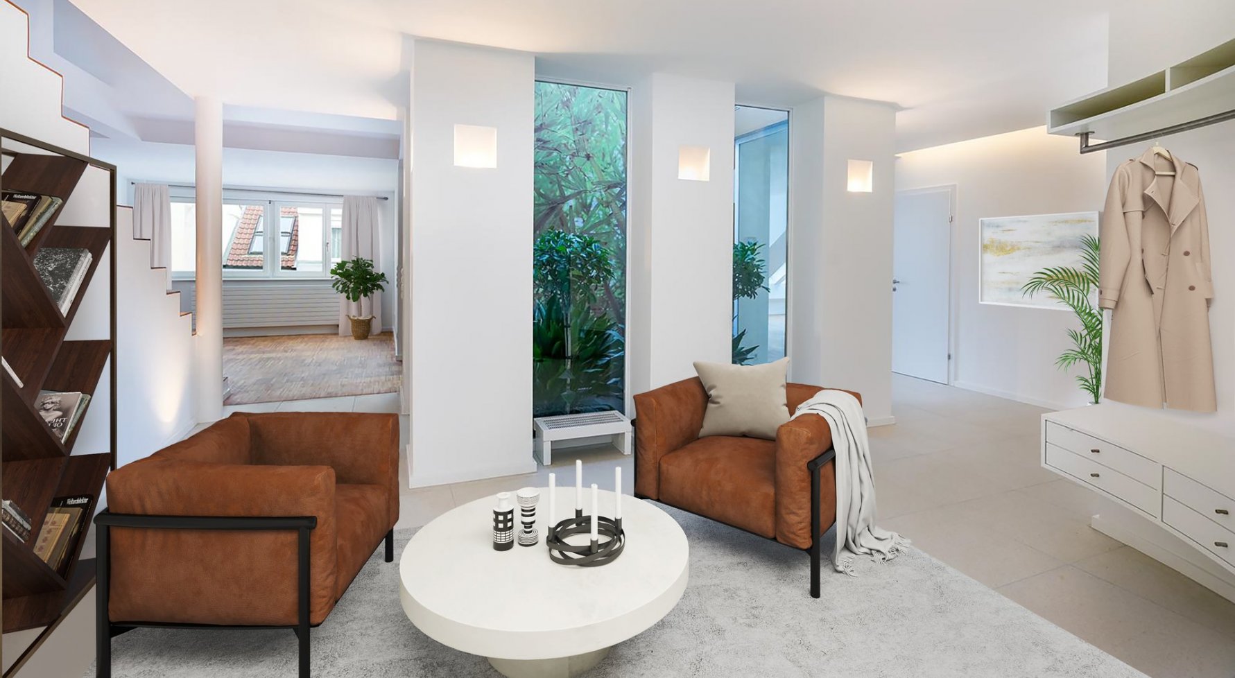 Immobilie in 1030 Wien, 3. Bezirk / Nähe Rochusmarkt: Ruhige City-Lage in Ahrenbergparknähe: DG-Terrassenwohnung im Loftstil! - bild 1