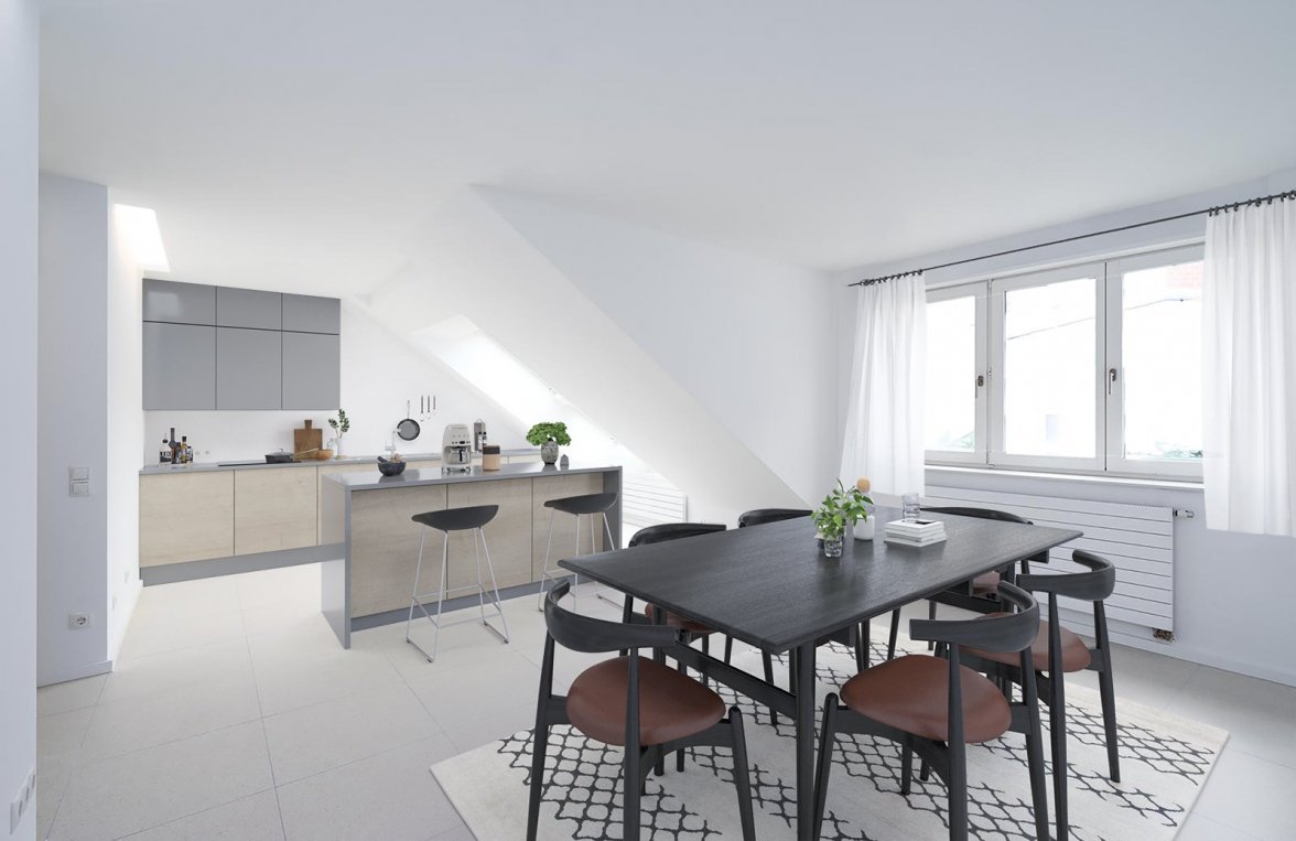 Immobilie in 1030 Wien, 3. Bezirk / Nähe Rochusmarkt: Ruhige City-Lage in Ahrenbergparknähe: DG-Terrassenwohnung im Loftstil! - bild 2