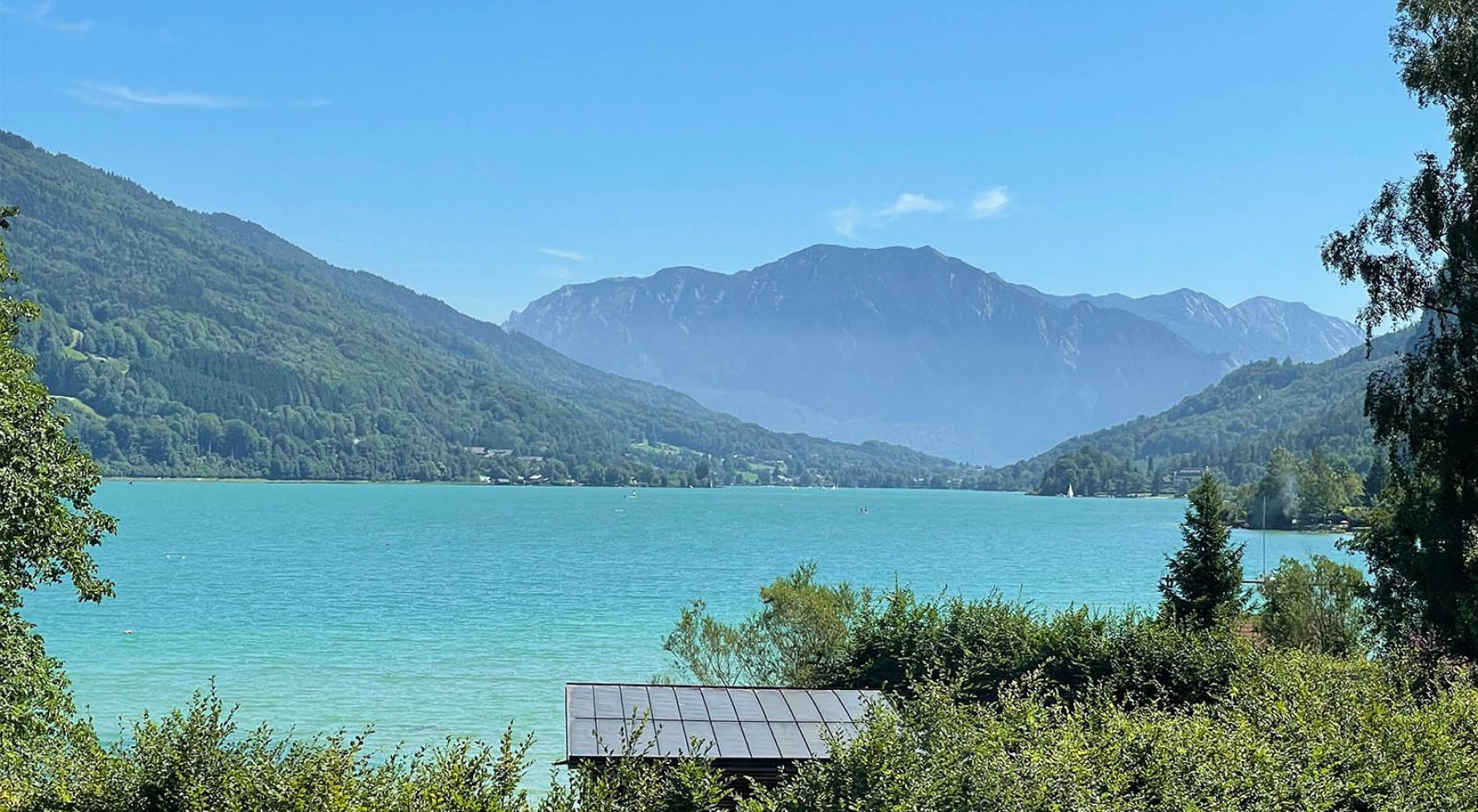 Property in 5310 Sankt Lorenz am Mondsee: YOUR SUNNY PLACE IN MONDSEE! New-build corner house with private swimming spot - picture 1