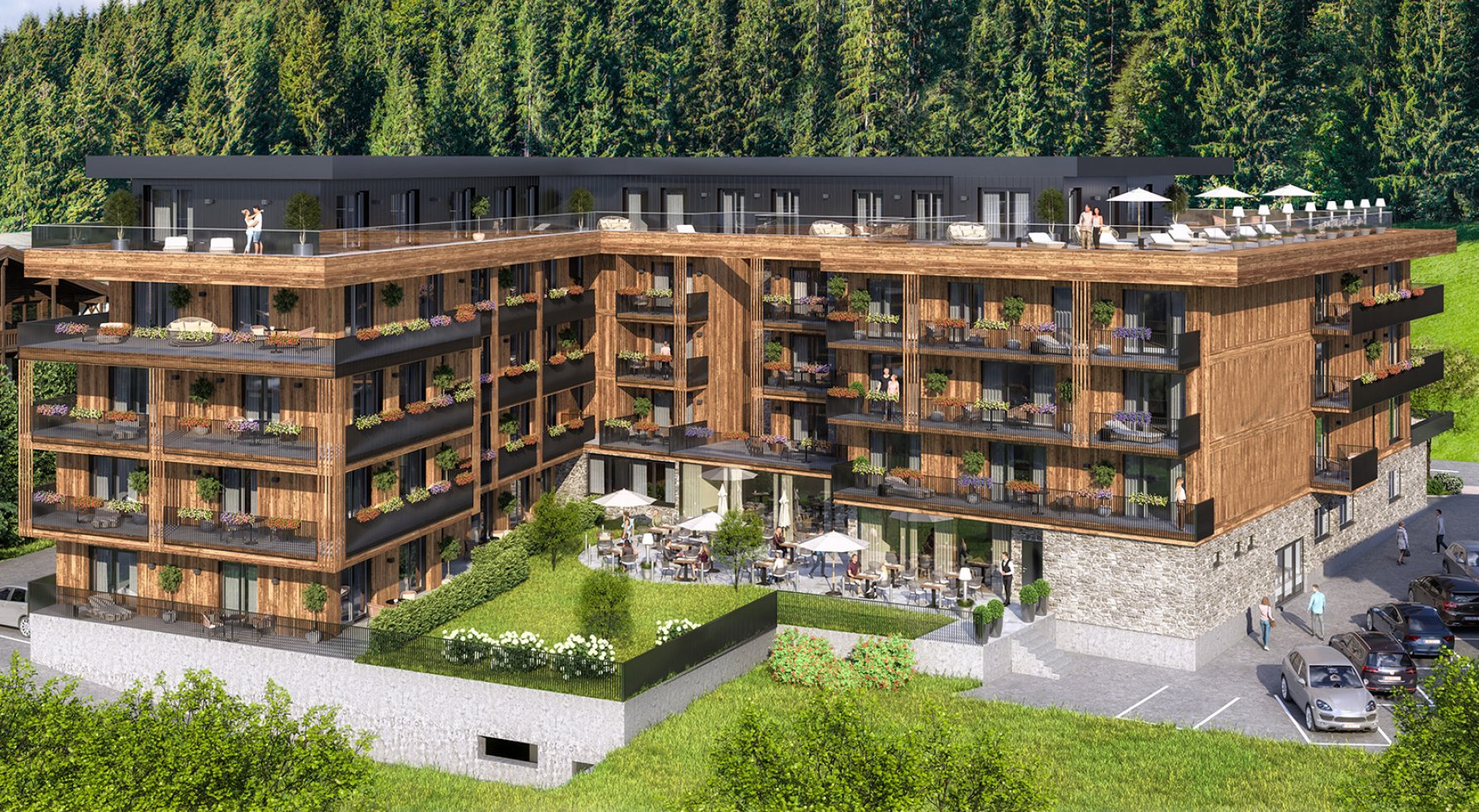 Immobilie in 6365 Kirchberg in Tirol: Schickes 1-Zi.-Apartment mit touristischer Widmung! - bild 1