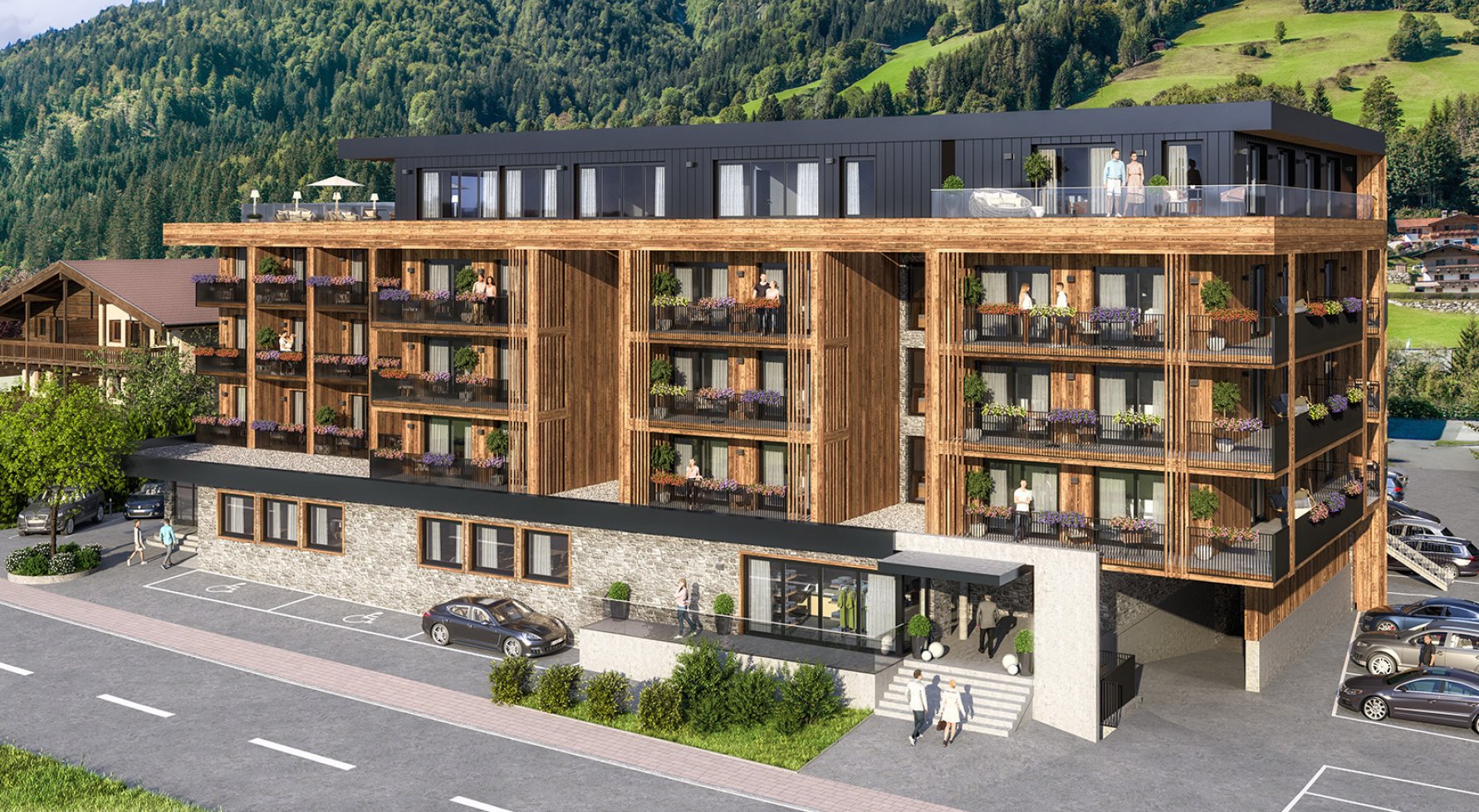 Immobilie in 6365 Kirchberg in Tirol: 4-Zi.-Apartment mit touristischer Widmung! - bild 1