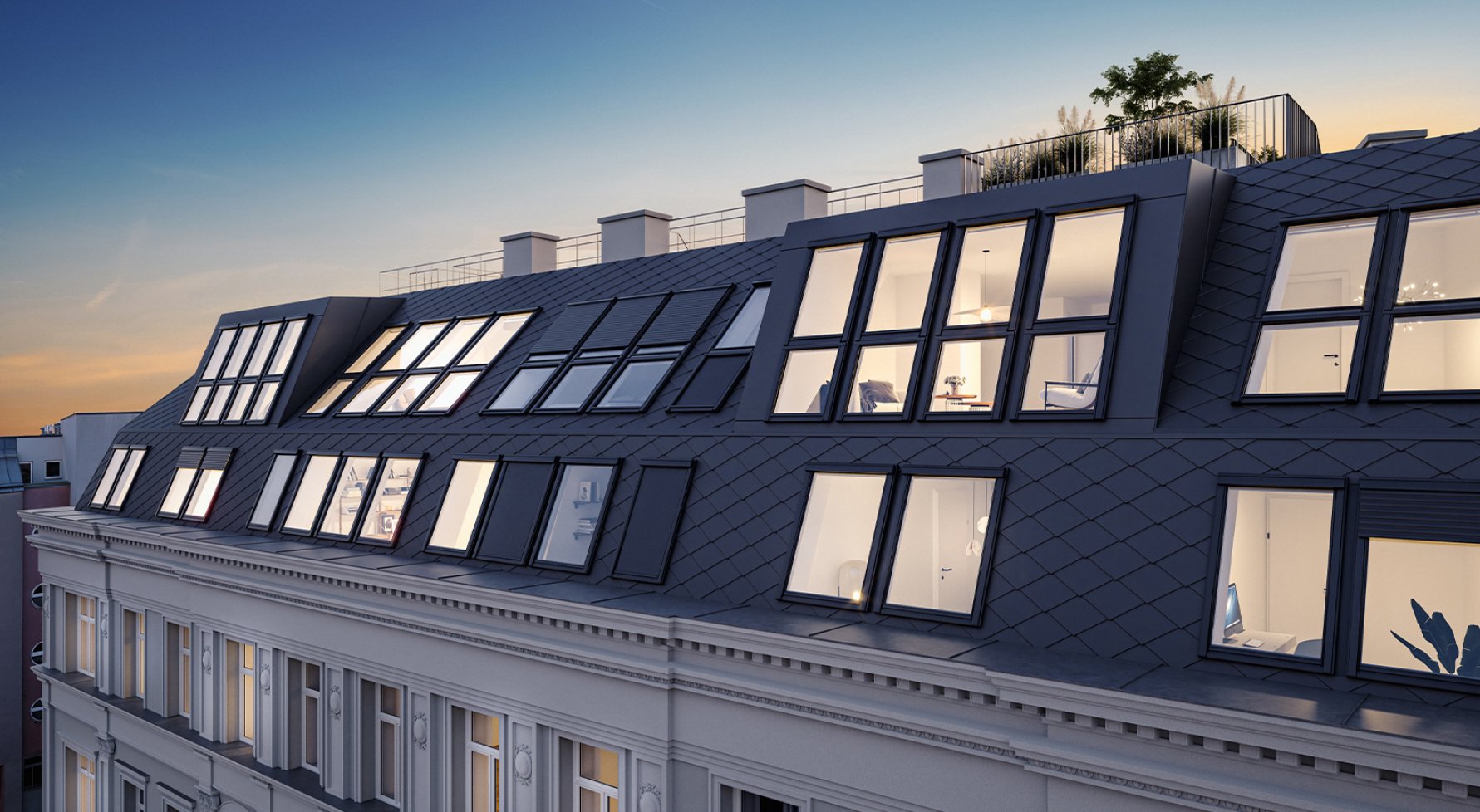 Immobilie in 1030 Wien, 3. Bezirk: The Legacy: 3-Zimmer Dachgeschoßtraum auf einer Ebene mit ruhiger Außenfläche - bild 1