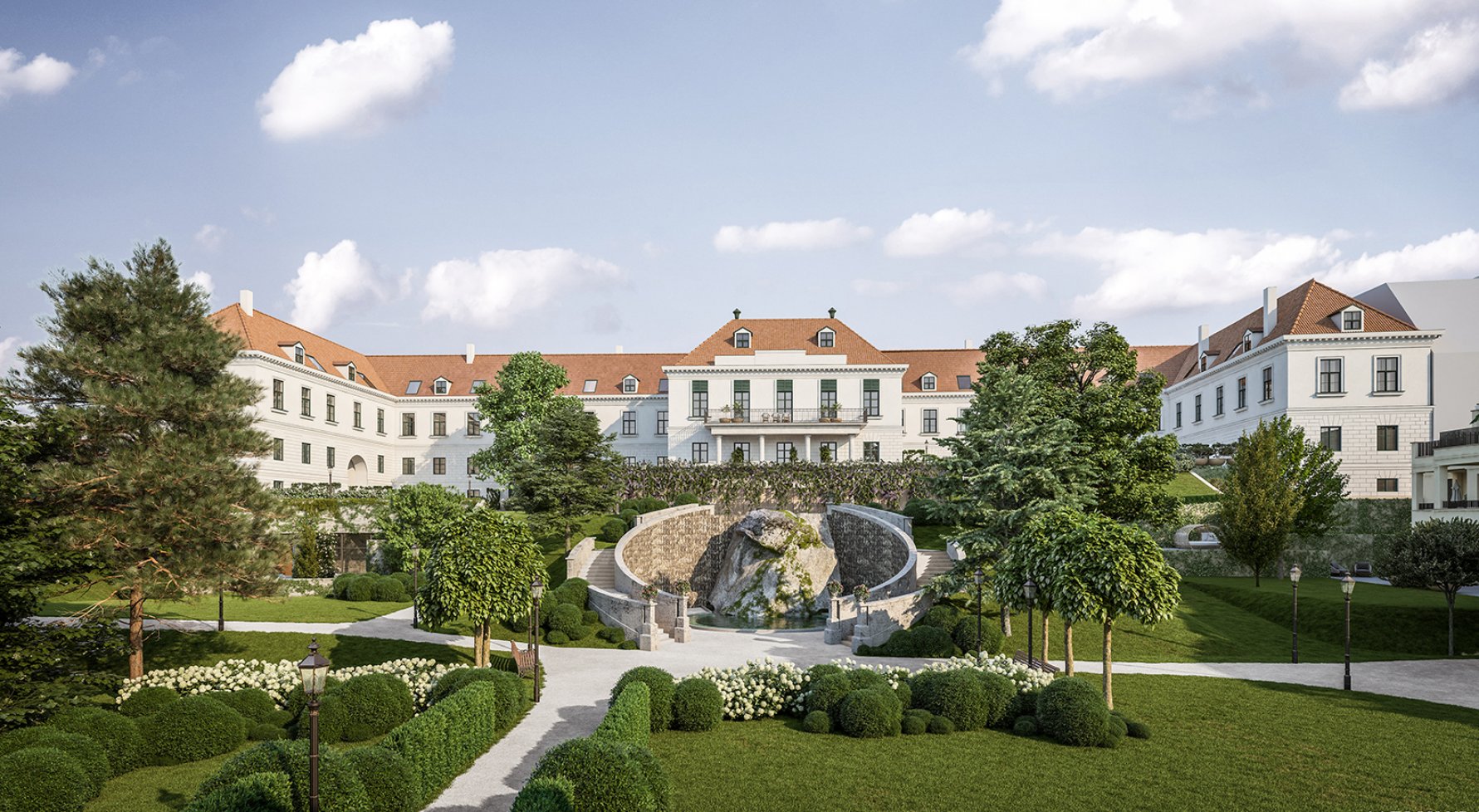 Property in 1190 Wien - Döbling: Symbiosis of historic castle and modern urbanity in a gated community - picture 1