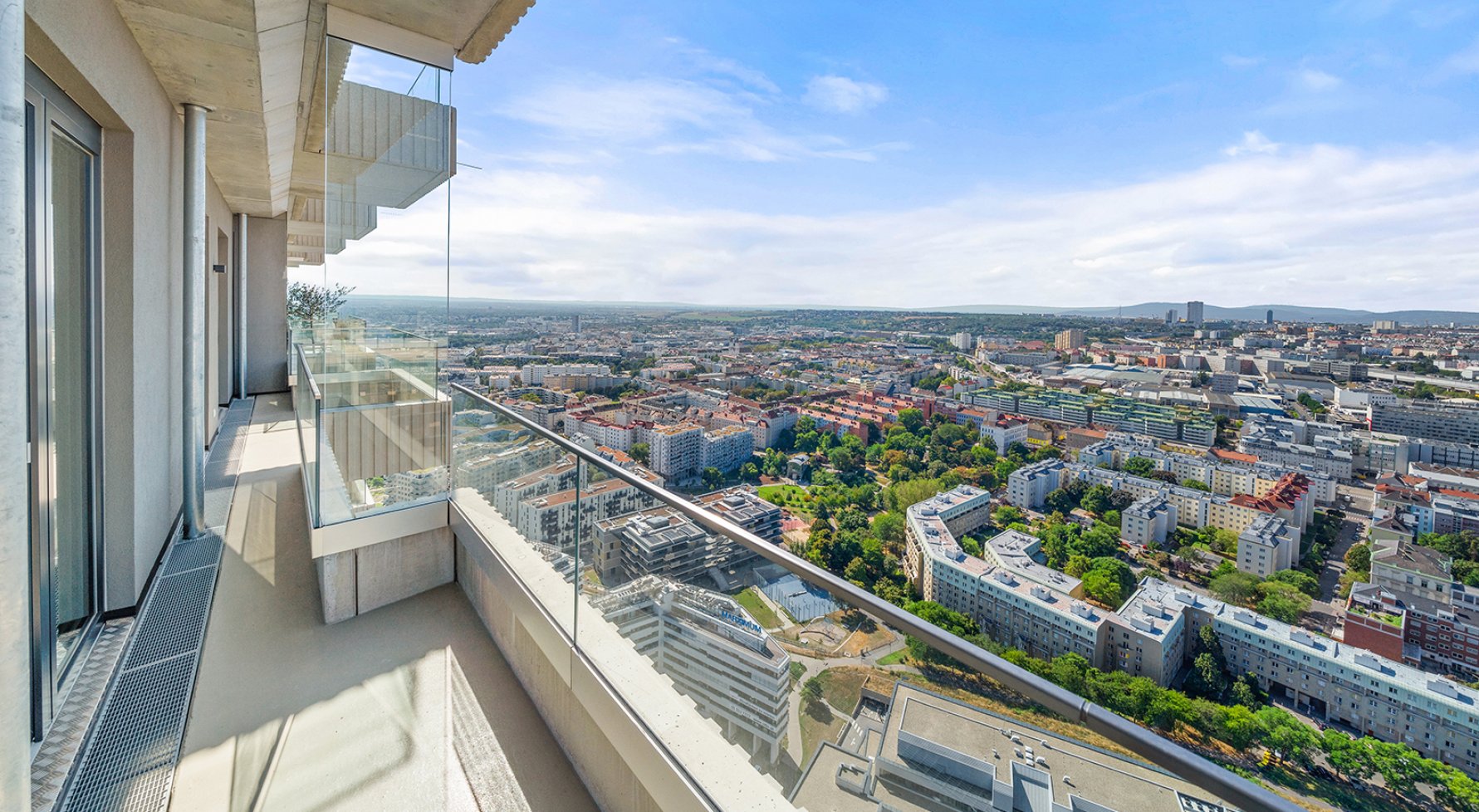 Immobilie in 1030 Wien, 3. Bezirk: 360°-Wienblick: 5-Zimmer-Wohnung im 37. Stock von THE ONE! - bild 1