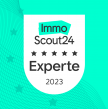 Auszeichnung als ImmoScout24   Experte 2023