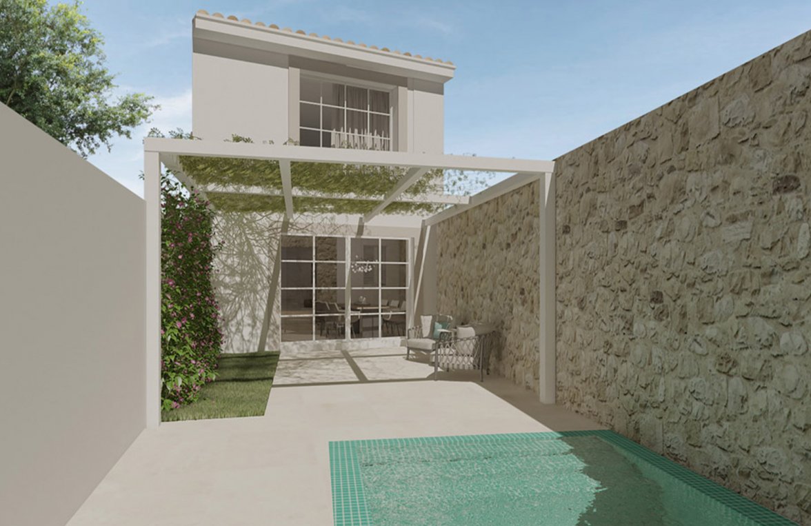 Property in 07650 Spanien-Santanyí: Renovated townhouse with pool in the centre of Santanyí - picture 1