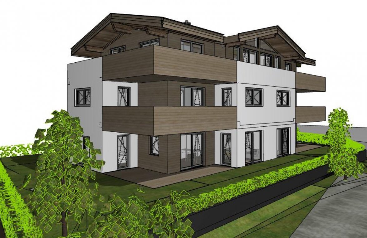 Property in 6382 Kirchdorf in Tirol: SITE WITH PLANNING PERMISSION FOR 4 TERRACE APARTMENTS IN PEACEFUL LOCATION - picture 1