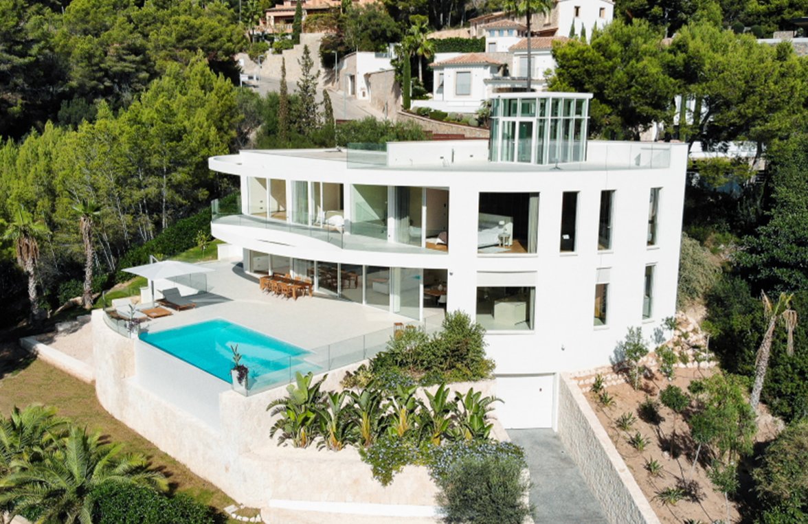 Property in 07157  Spanien - Port d'Andratx: Exceptional architect's villa with harbour view - picture 1