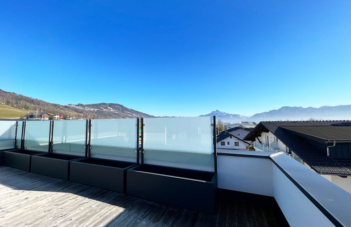 Property in 5310 Mondsee - Salzkammergut: MONDSEE Fantastic penthouse with approx. 143 m² roof terrace! - picture 8