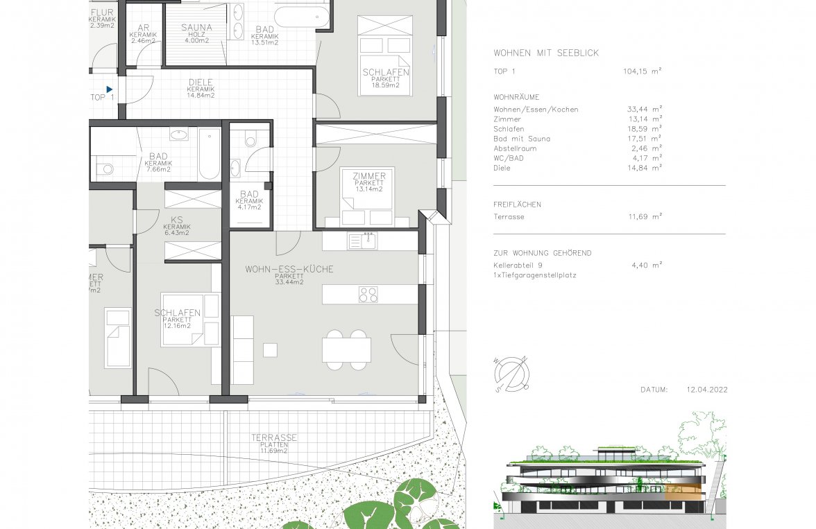Immobilie in 5310 Mondsee / Salzkammergut: POOL-POSITION! Neubauprojekt mit 9 Terrassenwohnungen - bild 6