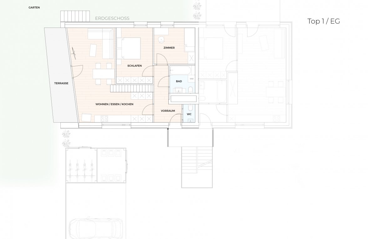 Immobilie in 5020 Salzburg - Leopoldskron-Moos: 4-Zimmer-Maisonette mit großem Garten und Poolmöglichkeit - bild 4