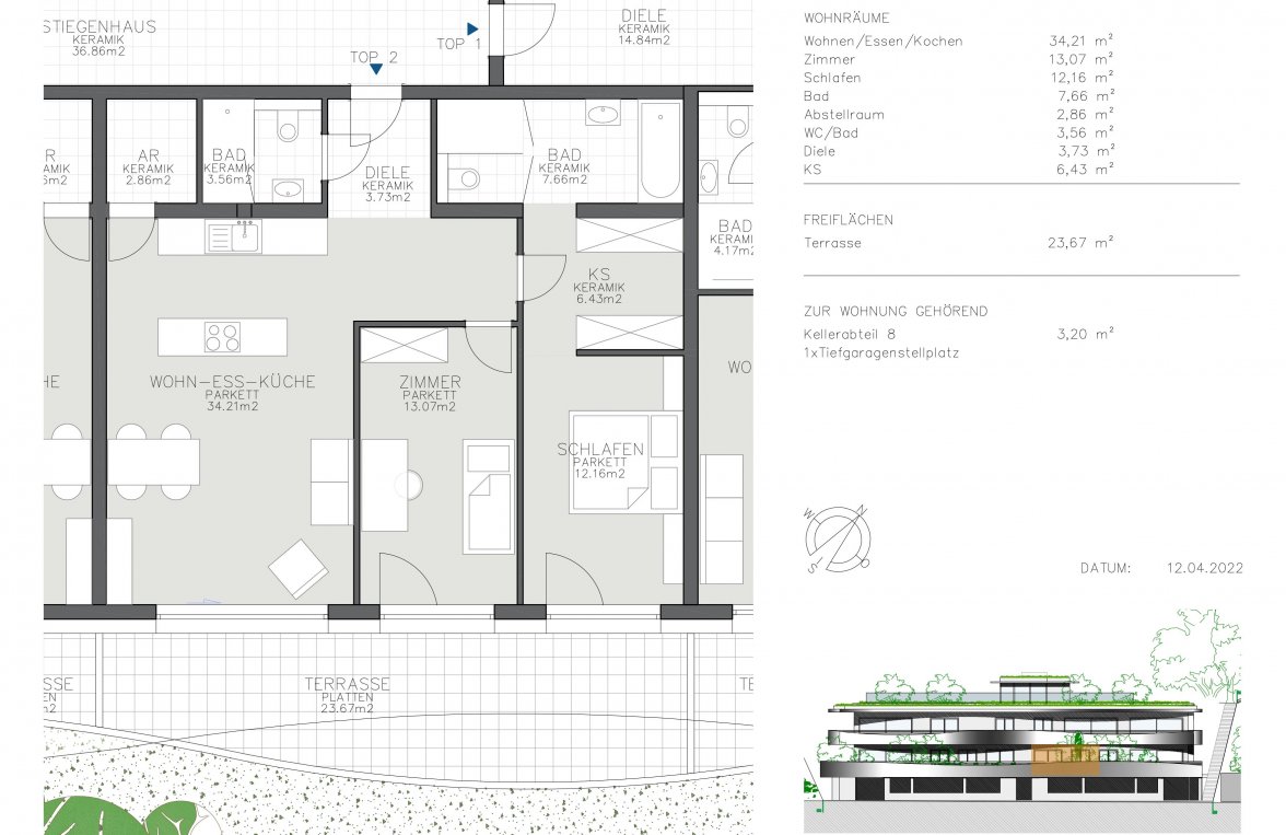 Immobilie in 5310 Mondsee / Salzkammergut: Mediterrane Brise am Mondsee! 3-Zimmer-Wohnung mit Terrasse - bild 5