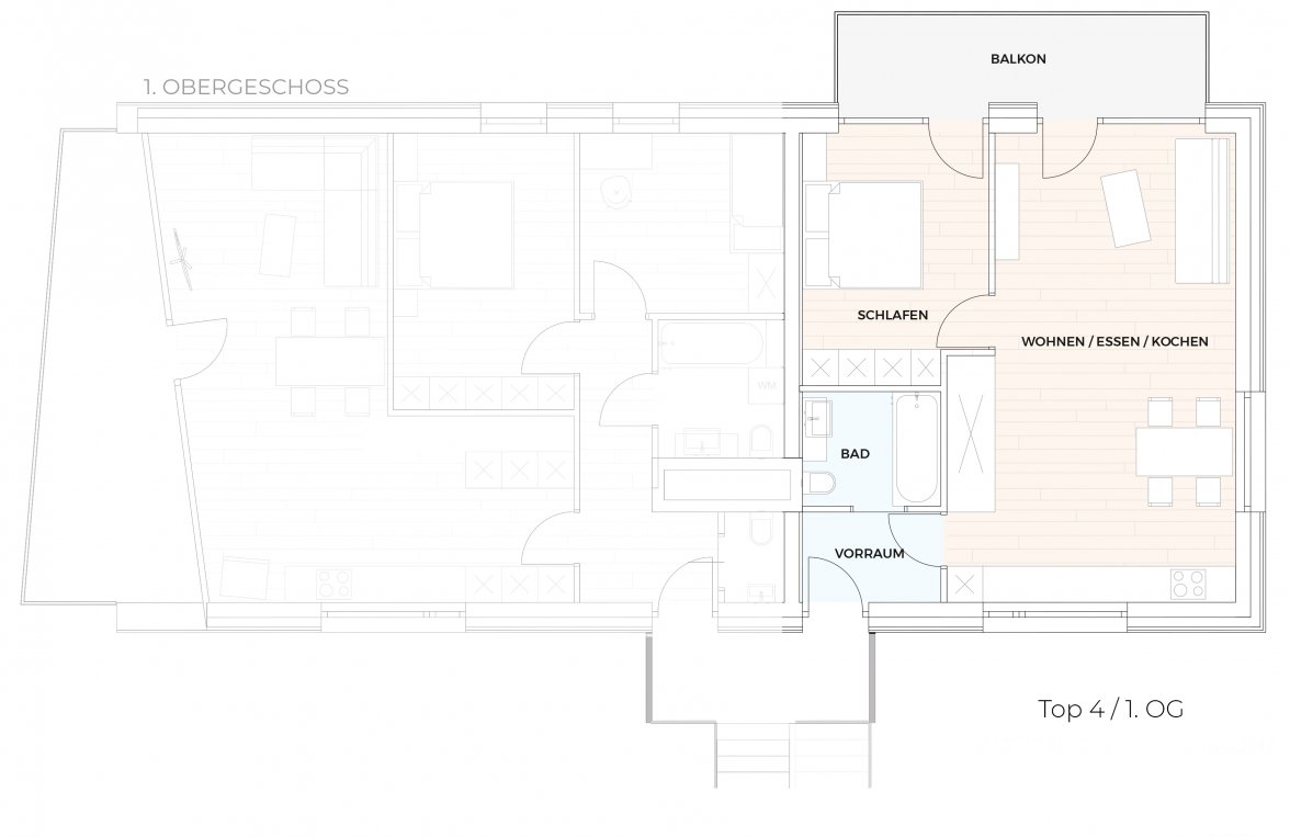 Immobilie in 5020 Salzburg - Leopoldskron-Moos: Stylisches Wohnprojekt mit 4 Einheiten in Toplage! - bild 7