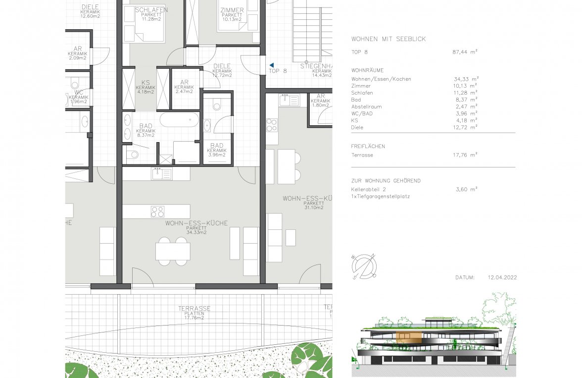 Immobilie in 5310 Mondsee / Salzkammergut: POOL-POSITION! Neubauprojekt mit 9 Terrassenwohnungen - bild 13