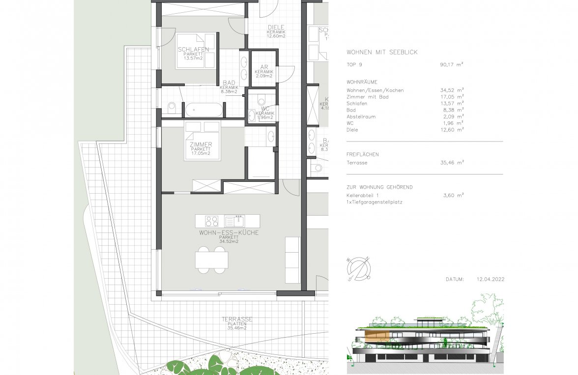 Immobilie in 5310 Mondsee / Salzkammergut: Die See-Seite des Lebens!  3-Zimmer-Wohnung mit Terrasse am Mondsee! - bild 6