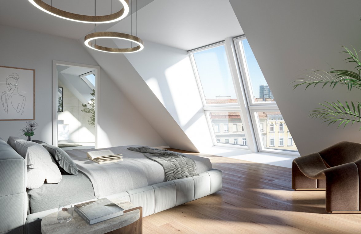 Immobilie in 1030 Wien, 3. Bezirk: The Legacy: 3-Zimmer Dachgeschoßtraum auf einer Ebene mit ruhiger Außenfläche - bild 2