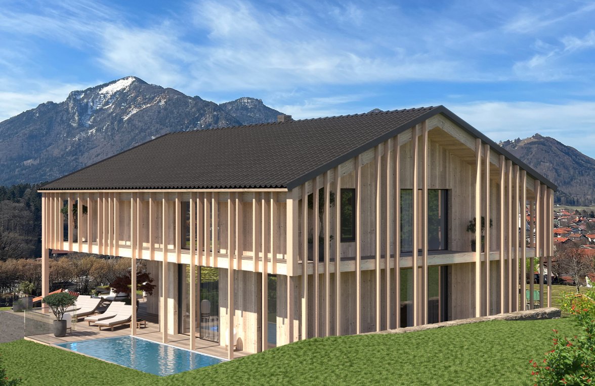 Property in 83250 Bayern - Marquartstein: New project in the heart of the Achental - aesthetics meet mountain panorama - picture 1