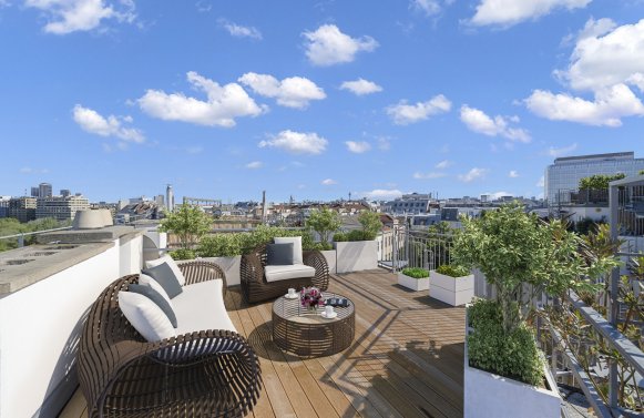 Property in 1030 Wien, 3. Bezirk: Beautiful Rooftop Apartment with viewings over Vienna