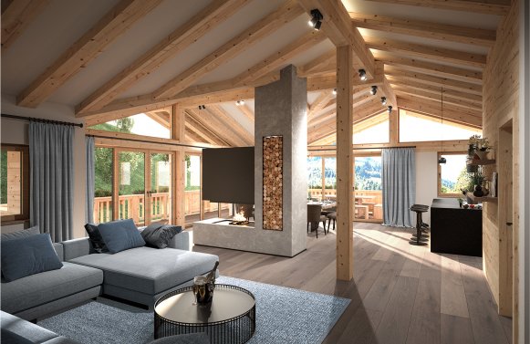 Property in 6365 Kirchberg in Tirol: 4-Zimmer Dachterrassen-Wohnung in Zentrumslage - touristische Vermietung möglich!