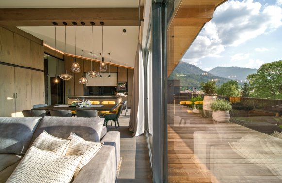Property in 6365  Tirol - Kitzbüheler Alpen - Kirchberg: Exclusive apartment in the Kitzbühel Alps - Move in and feel good!