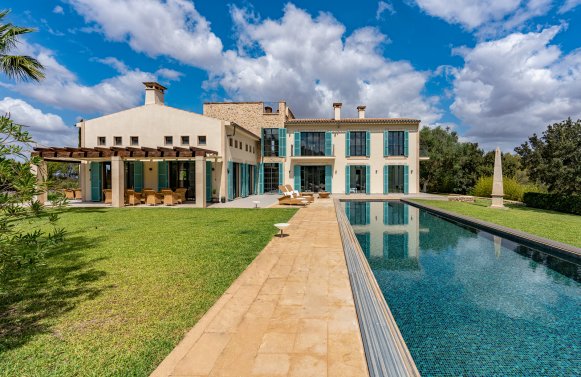 Property in 07200 Felanitx: Finca on Mallorca with a wonderful panoramic view