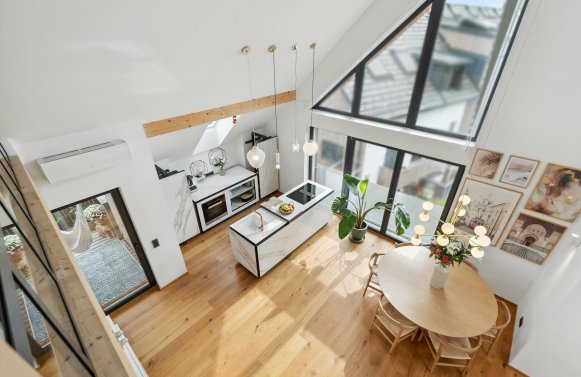 Immobilie in 5020 Salzburg - Stadt: STYLISCH und LUFTIG! Moderne und helle Maisonette-Loft-Wohnung