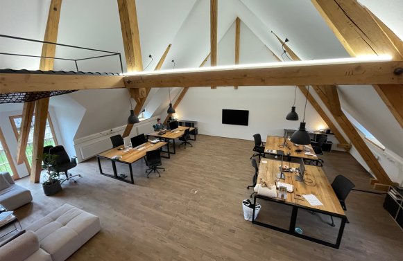 Property in 5082 Salzburg - Fürstenbrunn: Working at the manor! Modern office with loft character in a green location