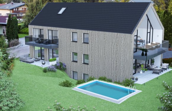 Property in 5020 Salzburg - Leopoldskron-Moos: Stylish residential project with 4 units in top location!