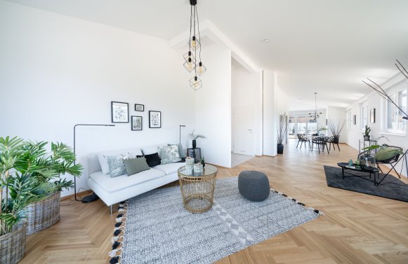 Immobilie in 5310 Mondsee - Salzkammergut: Neubau 134 m² Penthouse mit XXL-Dachterrasse! 
