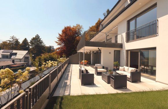 Property in 5020 Salzburg - Arenberg: Luxury garden apartment on Arenberg – your haven of peace in the heart of Salzburg