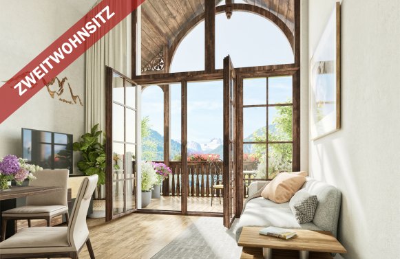 Property in 8990 Bad Aussee: SECOND RESIDENCE New apartment with a view of the Dachstein in the Salzkammergut