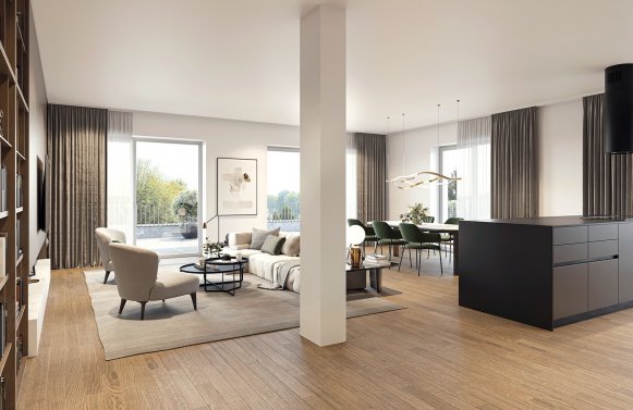 Immobilie in 5020 Salzburg - Kapuzinerberg: Moderne 4-Zimmer-Wohnung mit großer Terrasse und Garten