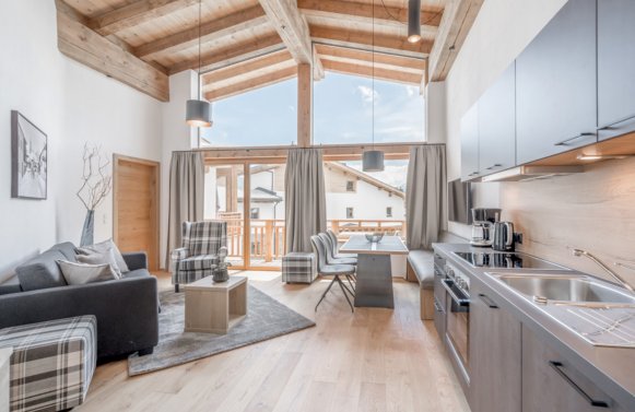 Immobilie in 6365 Kirchberg in Tirol: Schickes 1-Zi.-Apartment mit touristischer Widmung!